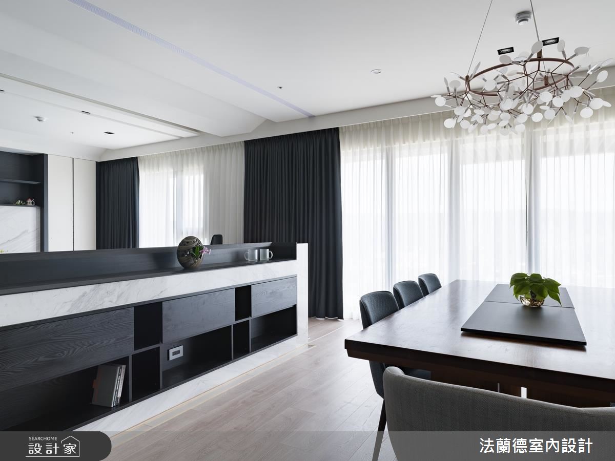 50坪新成屋(5年以下)＿現代風餐廳案例圖片＿法蘭德室內設計＿法蘭德_40之10