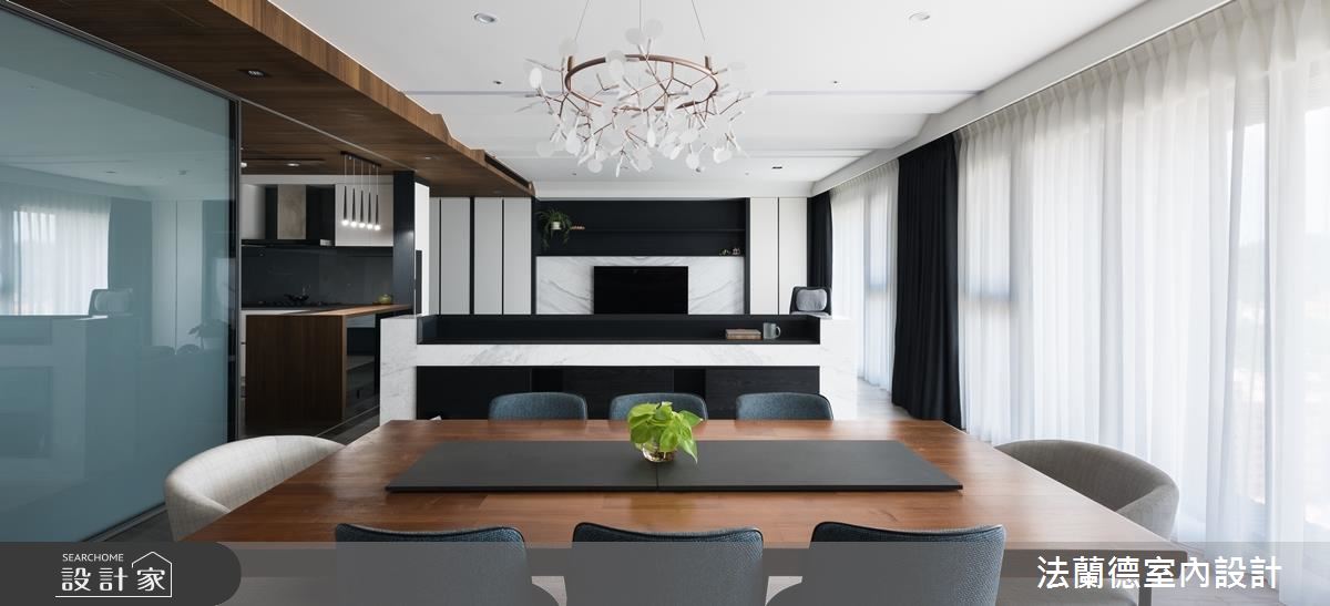 50坪新成屋(5年以下)＿現代風餐廳案例圖片＿法蘭德室內設計＿法蘭德_40之12