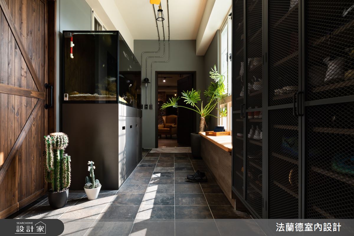 30坪新成屋(5年以下)＿工業風玄關案例圖片＿法蘭德室內設計＿法蘭德_44之1