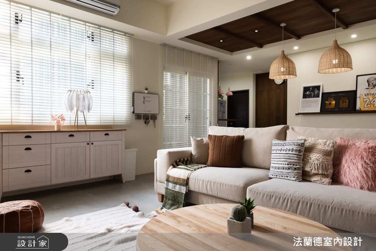 30坪新成屋(5年以下)＿渡假風客廳案例圖片＿法蘭德室內設計＿法蘭德_45之9
