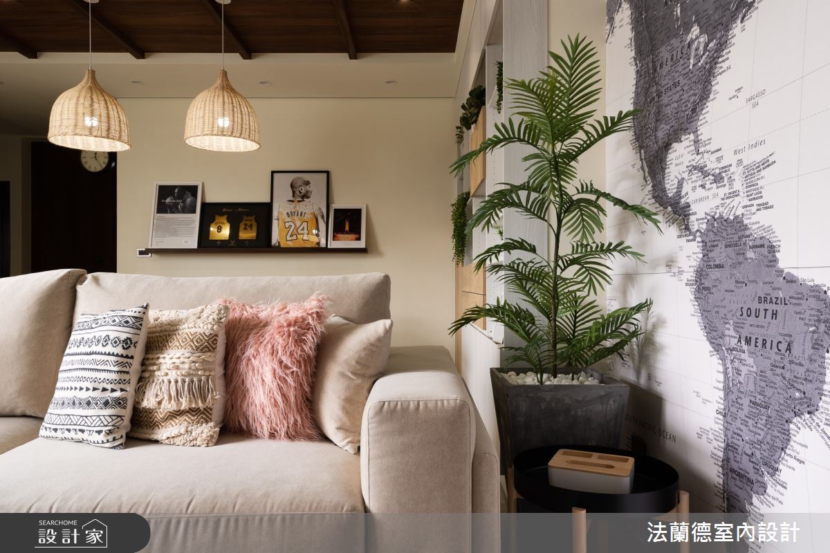 30坪新成屋(5年以下)＿渡假風客廳案例圖片＿法蘭德室內設計＿法蘭德_45之8