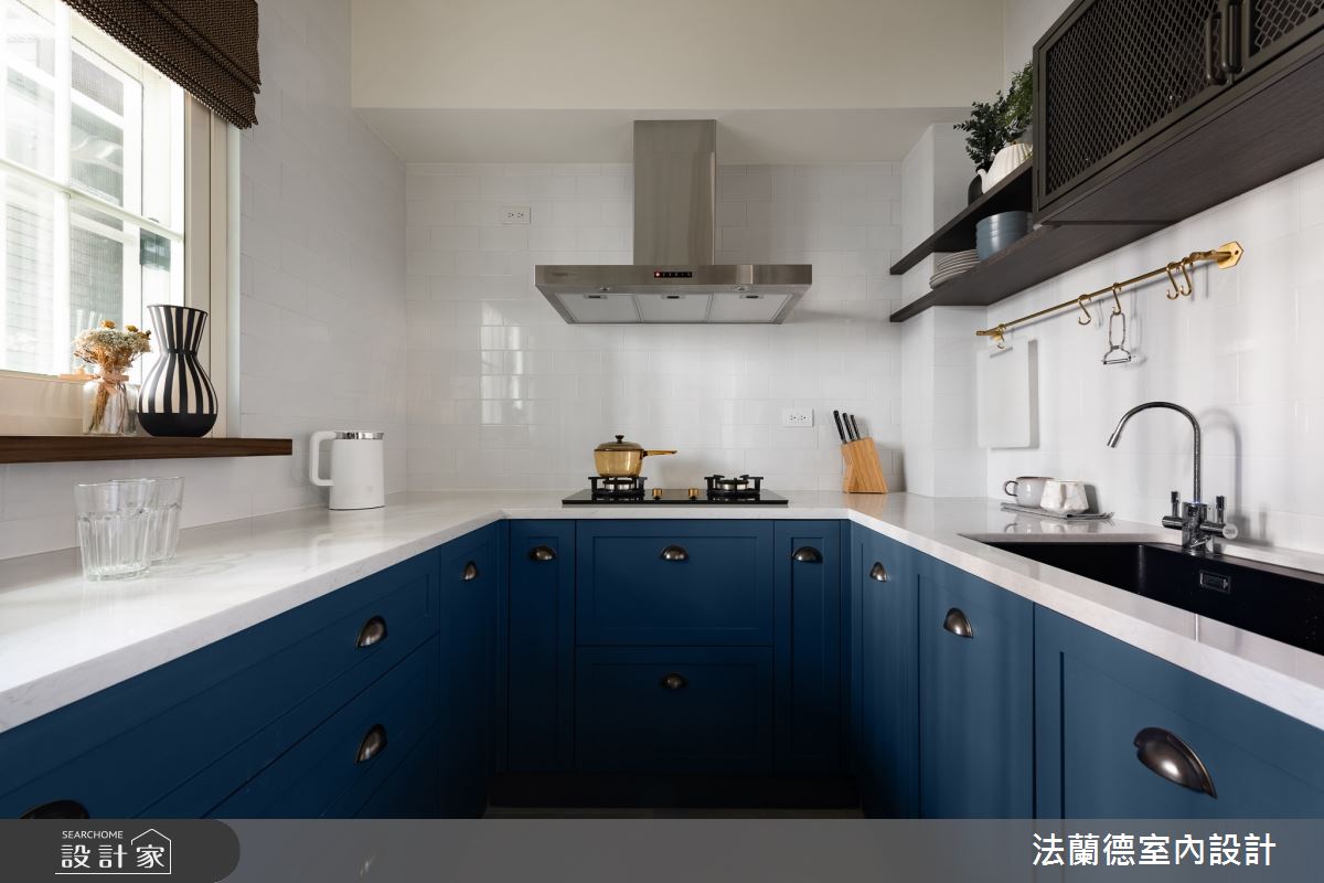 30坪新成屋(5年以下)＿渡假風廚房案例圖片＿法蘭德室內設計＿法蘭德_45之11