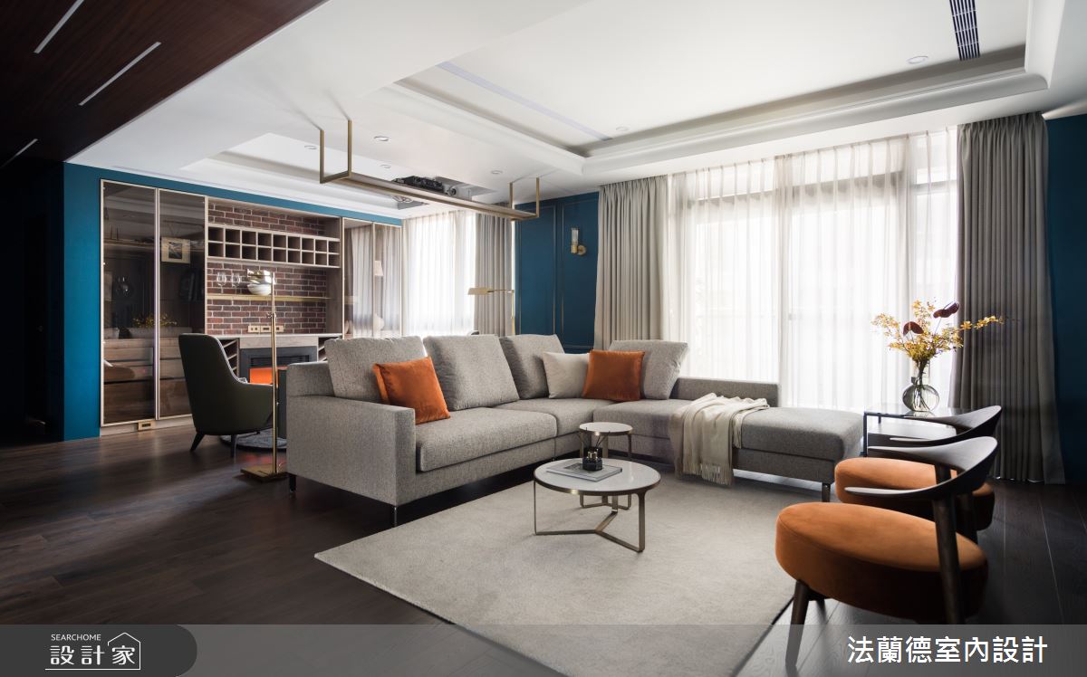 45坪新成屋(5年以下)＿現代風客廳案例圖片＿法蘭德室內設計＿法蘭德_46之3