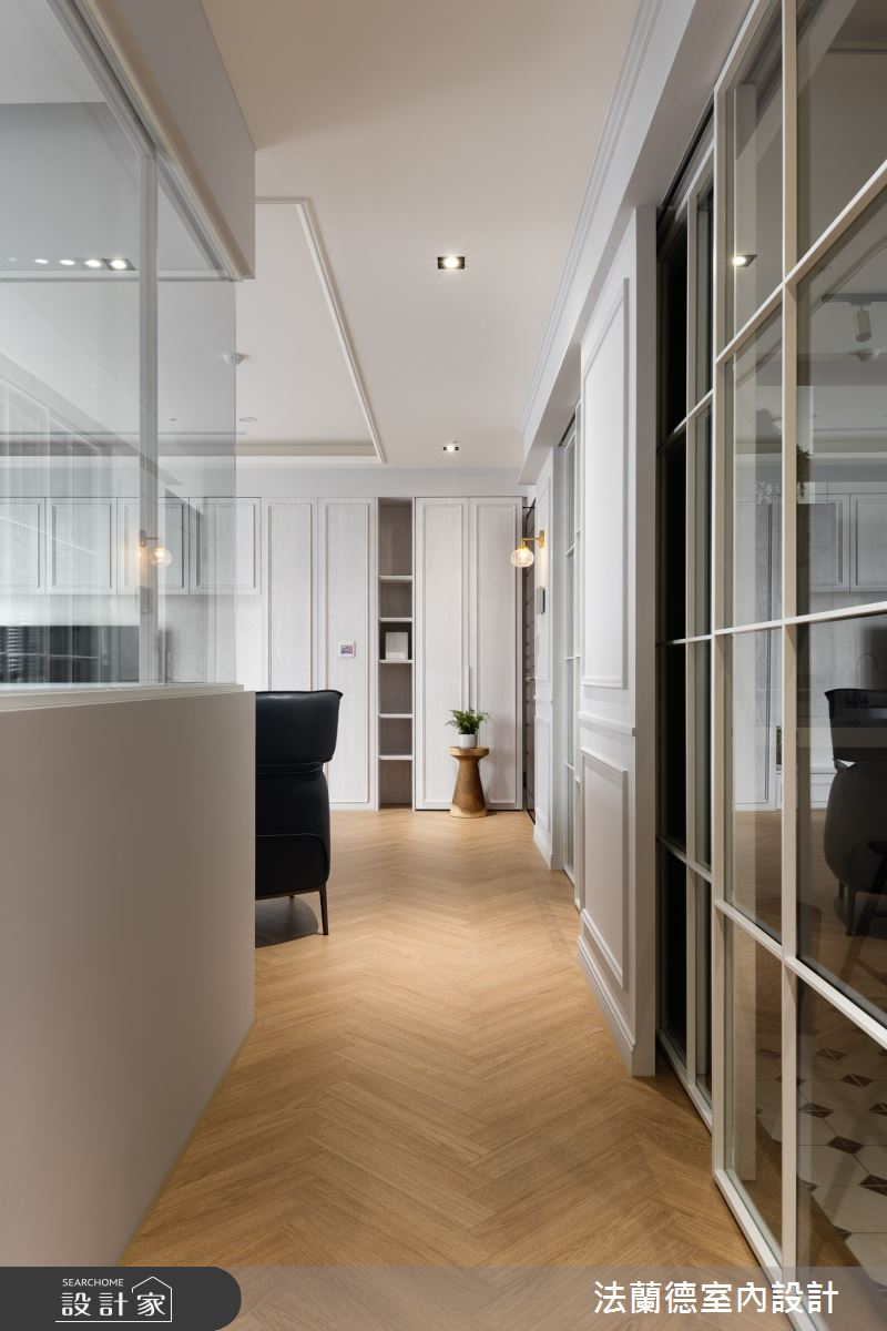 45坪新成屋(5年以下)＿美式風走廊案例圖片＿法蘭德室內設計＿法蘭德_47之8