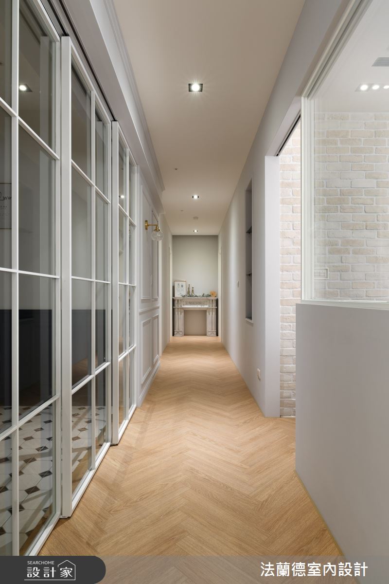 45坪新成屋(5年以下)＿美式風走廊案例圖片＿法蘭德室內設計＿法蘭德_47之9