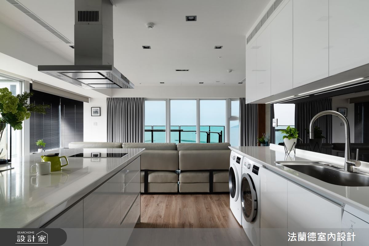 74坪新成屋(5年以下)＿現代風廚房案例圖片＿法蘭德室內設計＿法蘭德_48之13