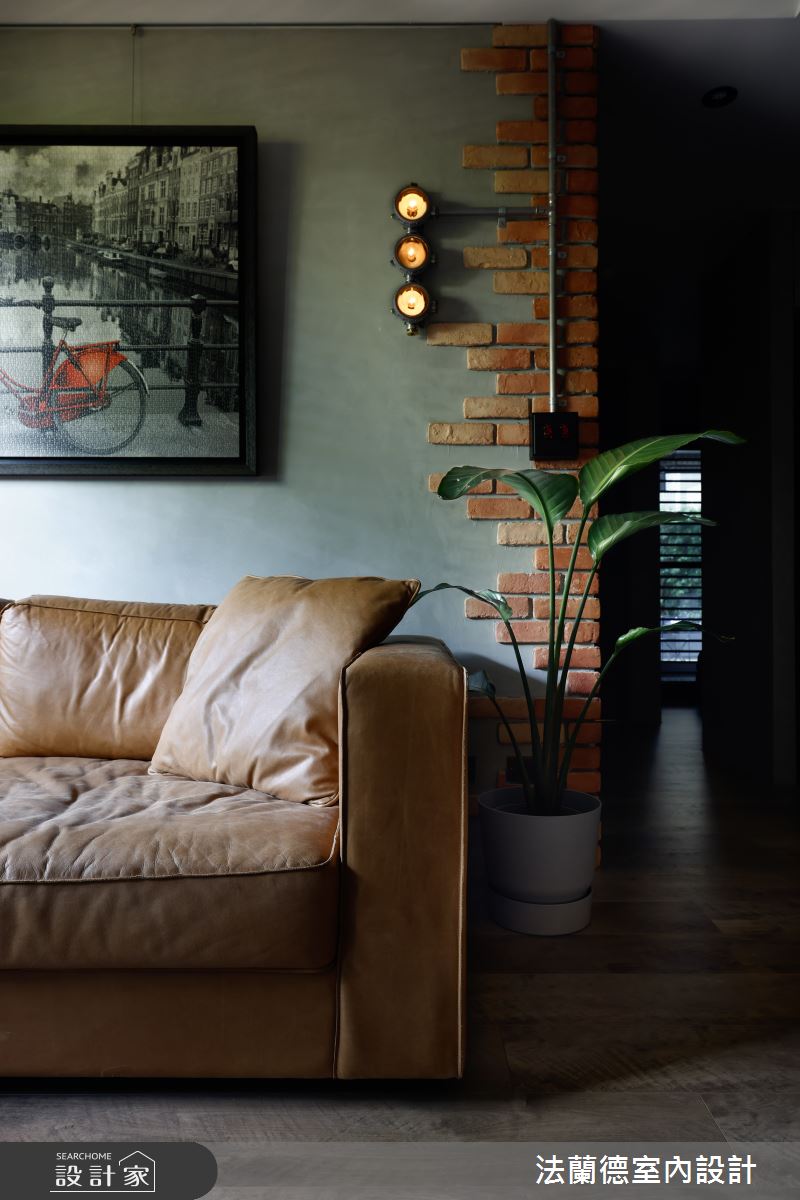 18坪新成屋(5年以下)＿工業風客廳走廊案例圖片＿法蘭德室內設計＿法蘭德_49之6