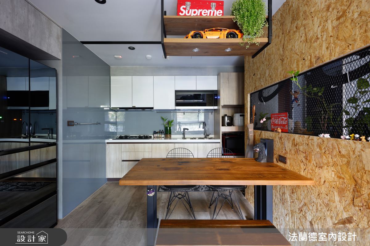 18坪新成屋(5年以下)＿工業風客廳餐廳案例圖片＿法蘭德室內設計＿法蘭德_49之9