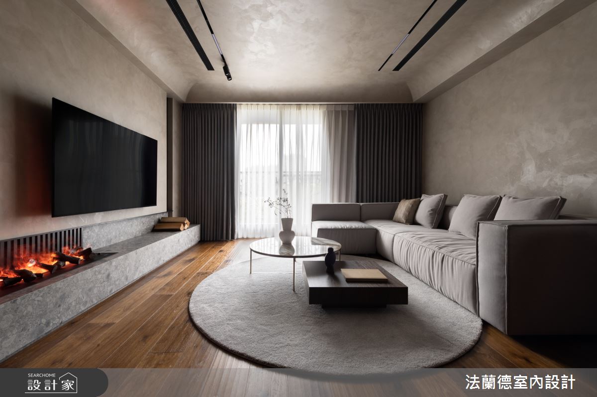 35坪＿現代風客廳案例圖片＿法蘭德室內設計＿法蘭德_50之5