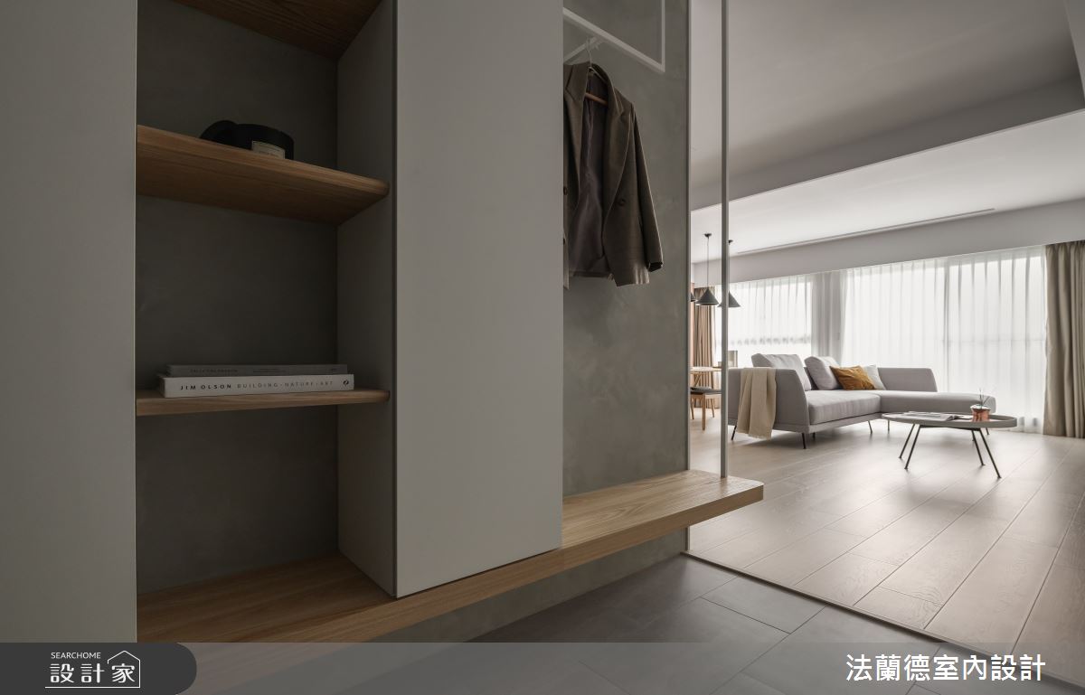 28坪新成屋(5年以下)＿日式無印風玄關案例圖片＿法蘭德室內設計＿法蘭德_51之1