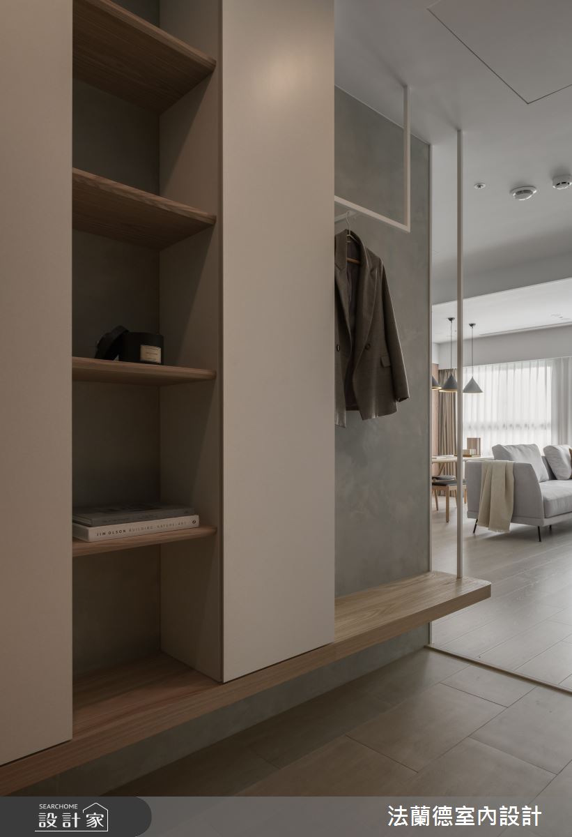 28坪新成屋(5年以下)＿日式無印風玄關案例圖片＿法蘭德室內設計＿法蘭德_51之2