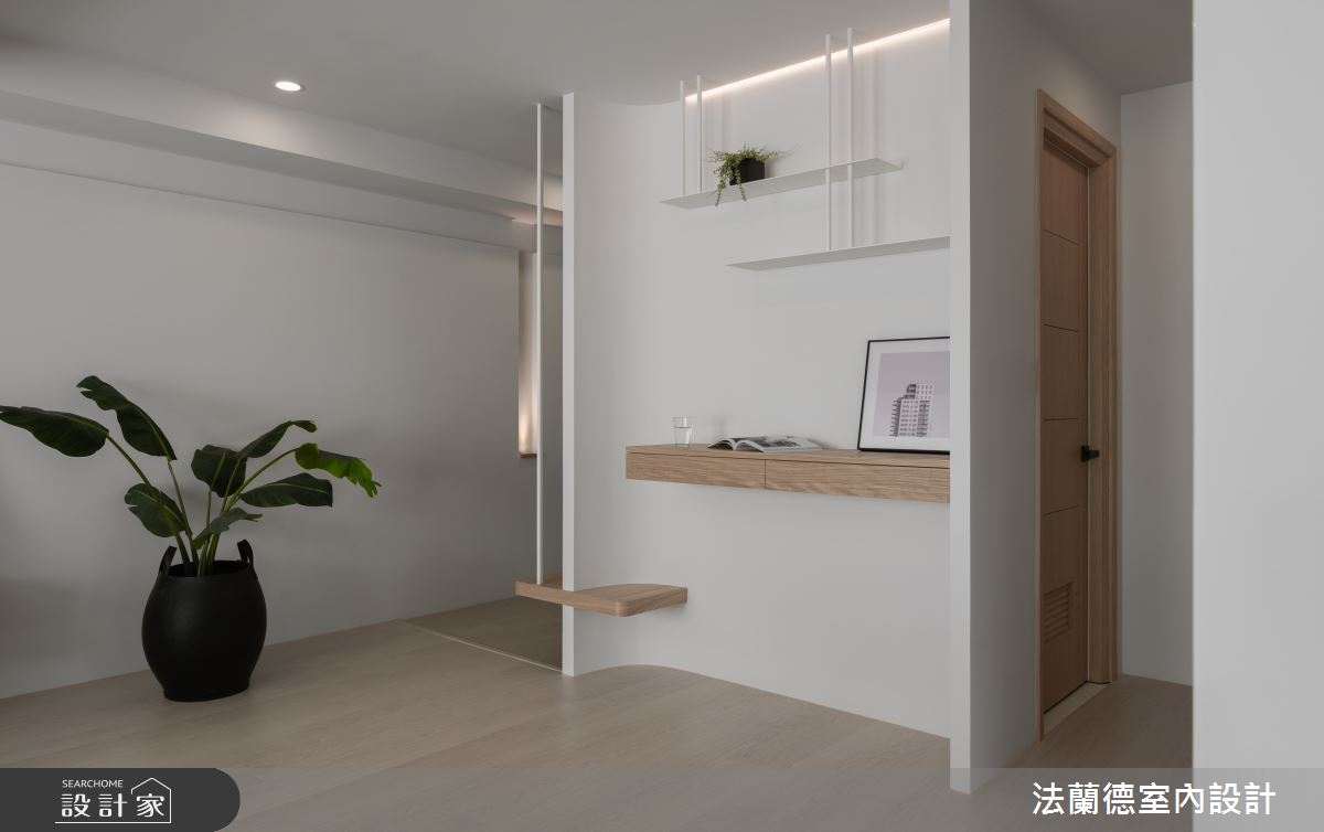 28坪新成屋(5年以下)＿日式無印風玄關客廳案例圖片＿法蘭德室內設計＿法蘭德_51之4513