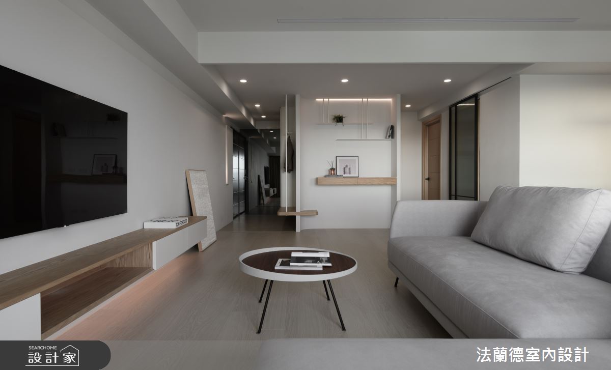 28坪新成屋(5年以下)＿日式無印風玄關客廳案例圖片＿法蘭德室內設計＿法蘭德_51之5