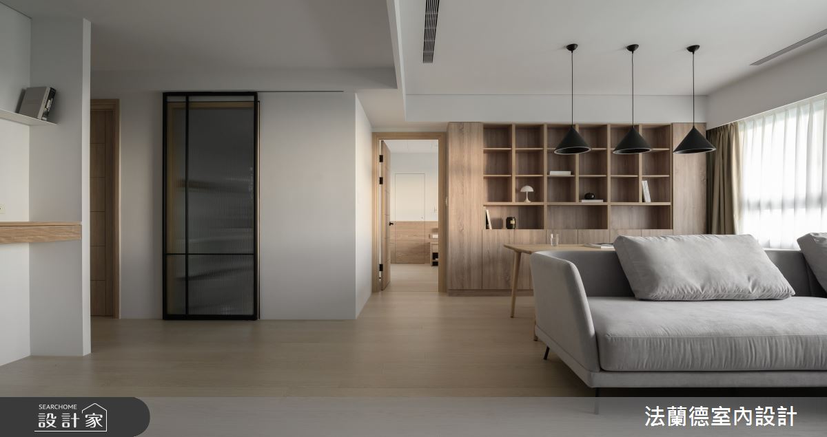 28坪新成屋(5年以下)＿日式無印風客廳書房案例圖片＿法蘭德室內設計＿法蘭德_51之7