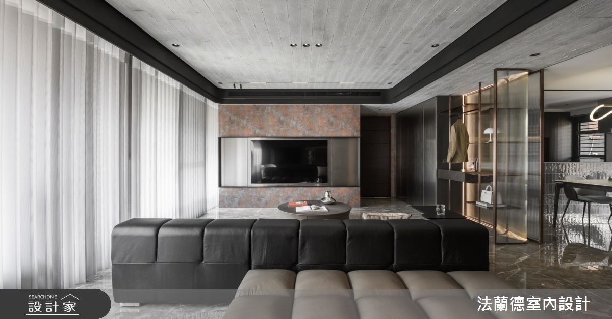 60坪預售屋＿奢華風玄關客廳案例圖片＿法蘭德室內設計＿法蘭德_53之3