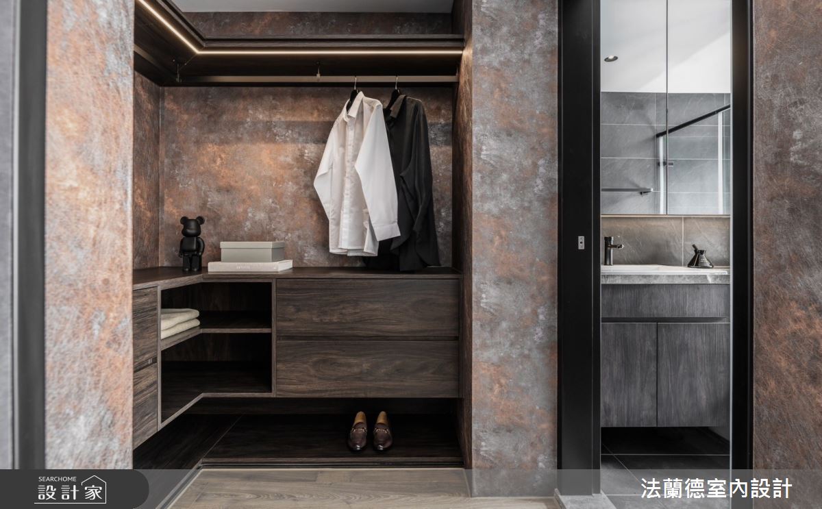 60坪預售屋＿奢華風更衣間浴室案例圖片＿法蘭德室內設計＿法蘭德_53之19
