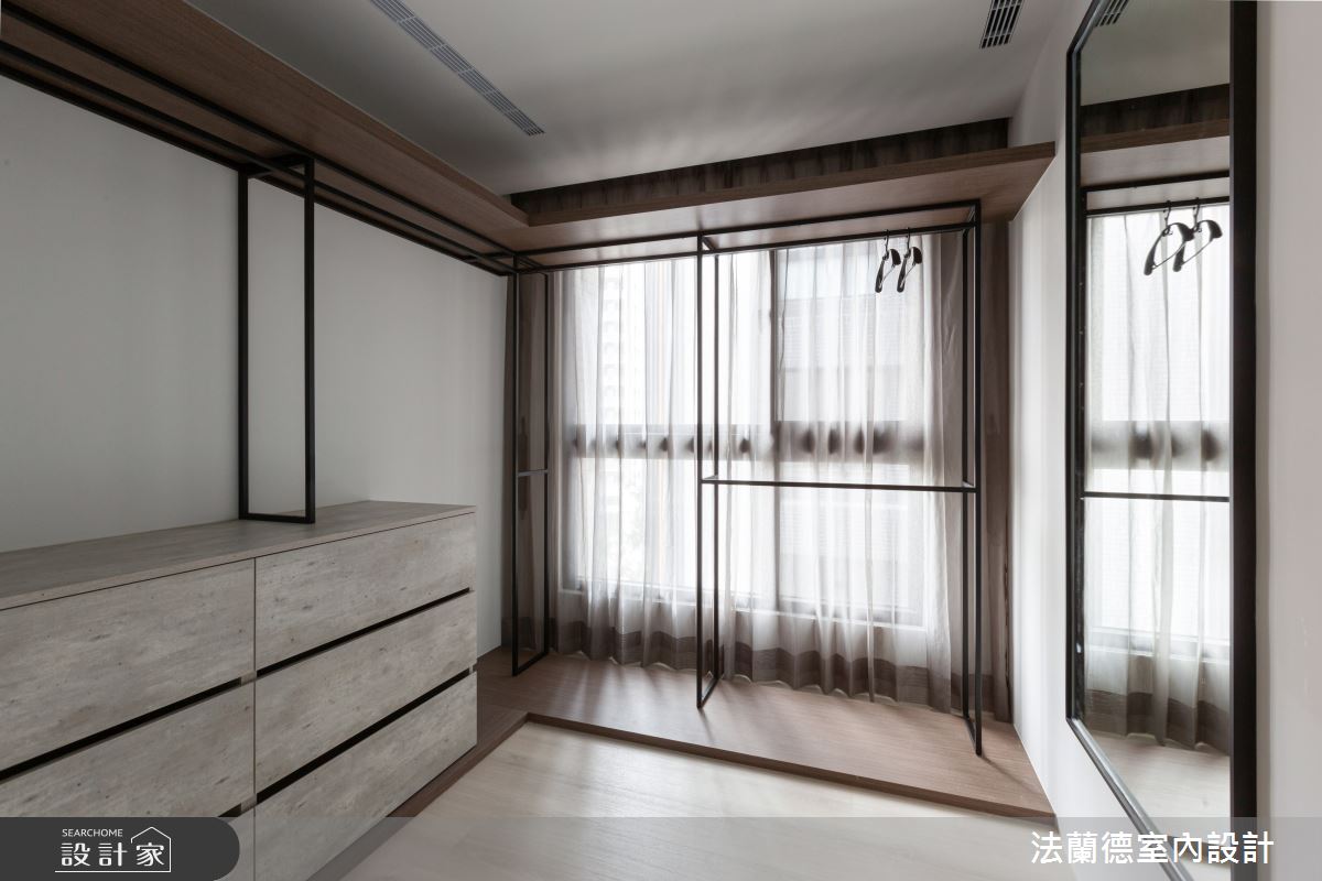 25坪新成屋(5年以下)＿現代風更衣間案例圖片＿法蘭德室內設計＿法蘭德_54之11
