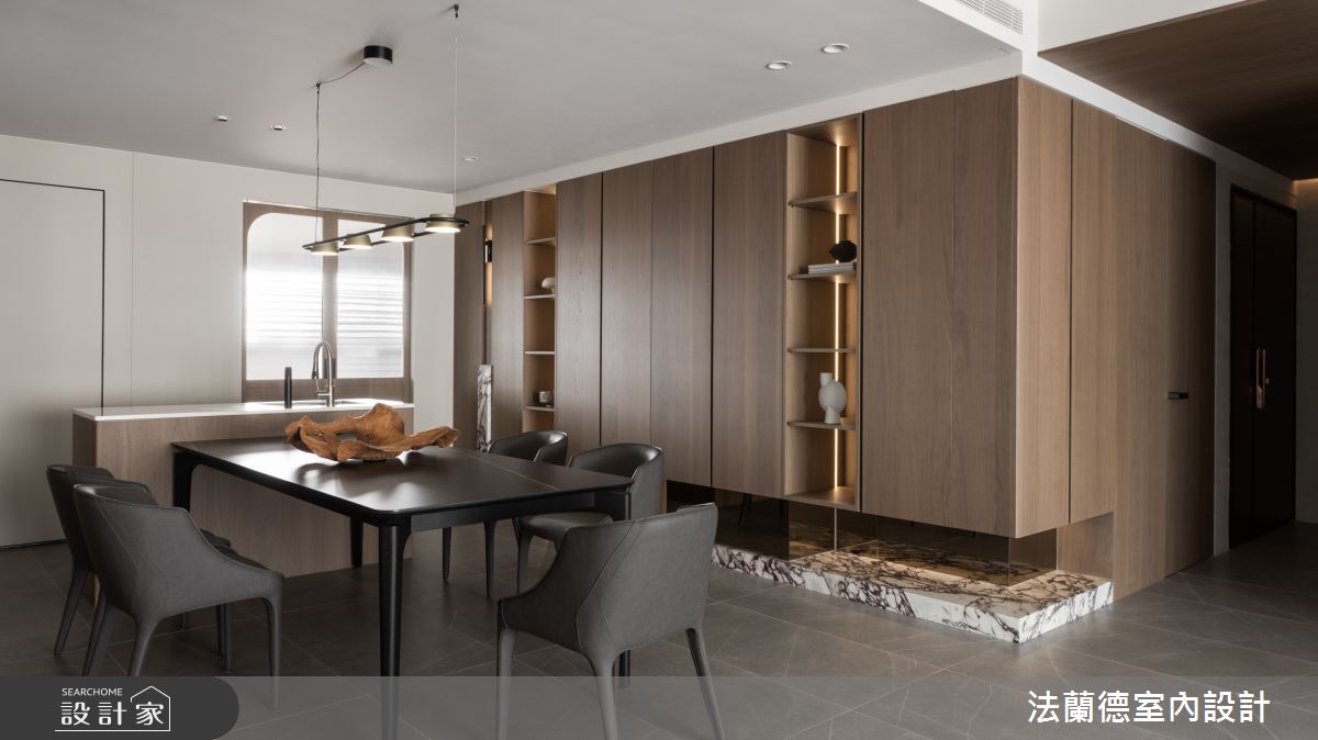 60坪毛胚屋＿現代風餐廳中島案例圖片＿法蘭德室內設計＿法蘭德_55之11