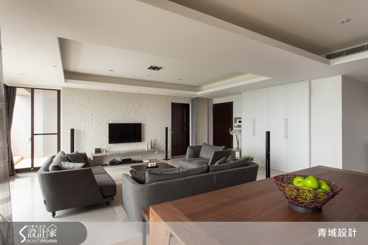 55坪新成屋(5年以下)＿北歐風客廳案例圖片＿青域設計有限公司＿青域_01之3
