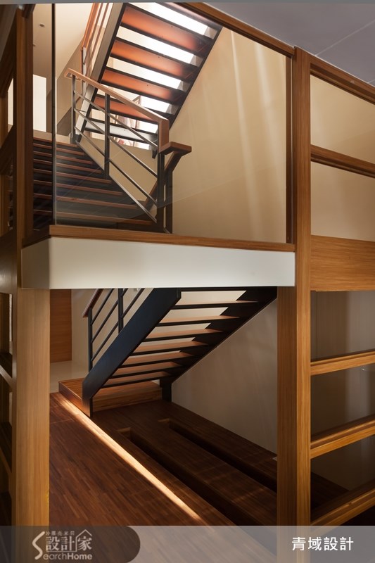 105坪老屋(16~30年)＿現代風樓梯案例圖片＿青域設計有限公司＿青域_02之4