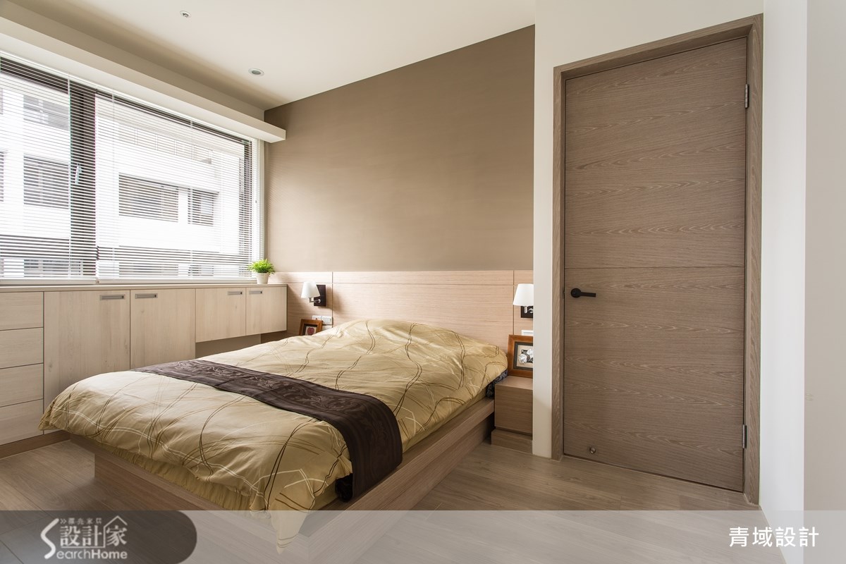25坪新成屋(5年以下)＿休閒風臥室案例圖片＿青域設計有限公司＿青域_03之16