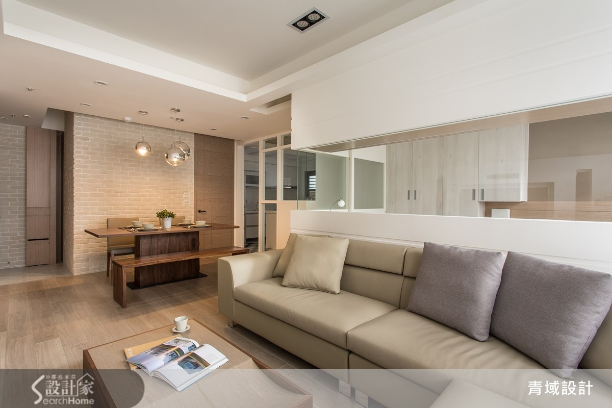 25坪新成屋(5年以下)＿休閒風客廳案例圖片＿青域設計有限公司＿青域_03之3