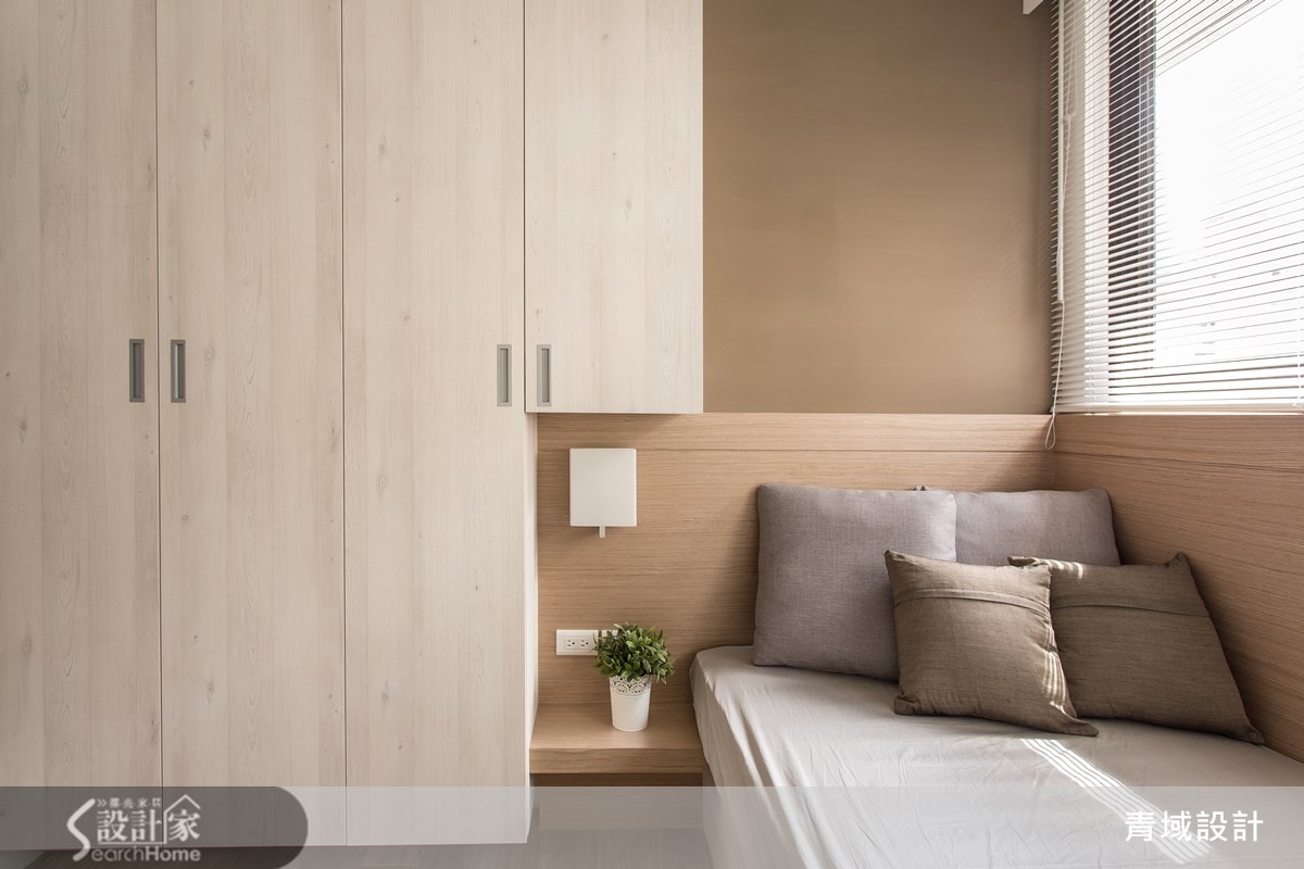 25坪新成屋(5年以下)＿休閒風臥榻案例圖片＿青域設計有限公司＿青域_03之15