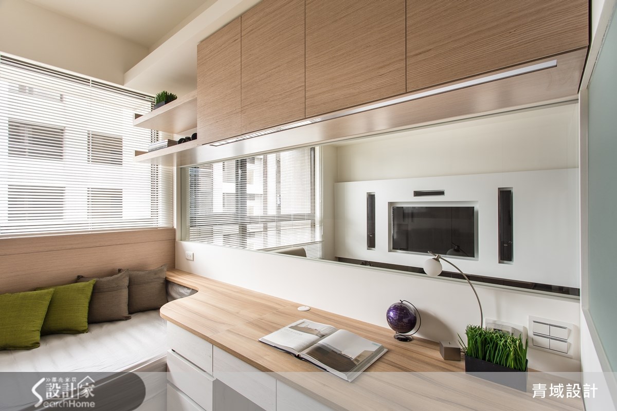 25坪新成屋(5年以下)＿休閒風書房案例圖片＿青域設計有限公司＿青域_03之14