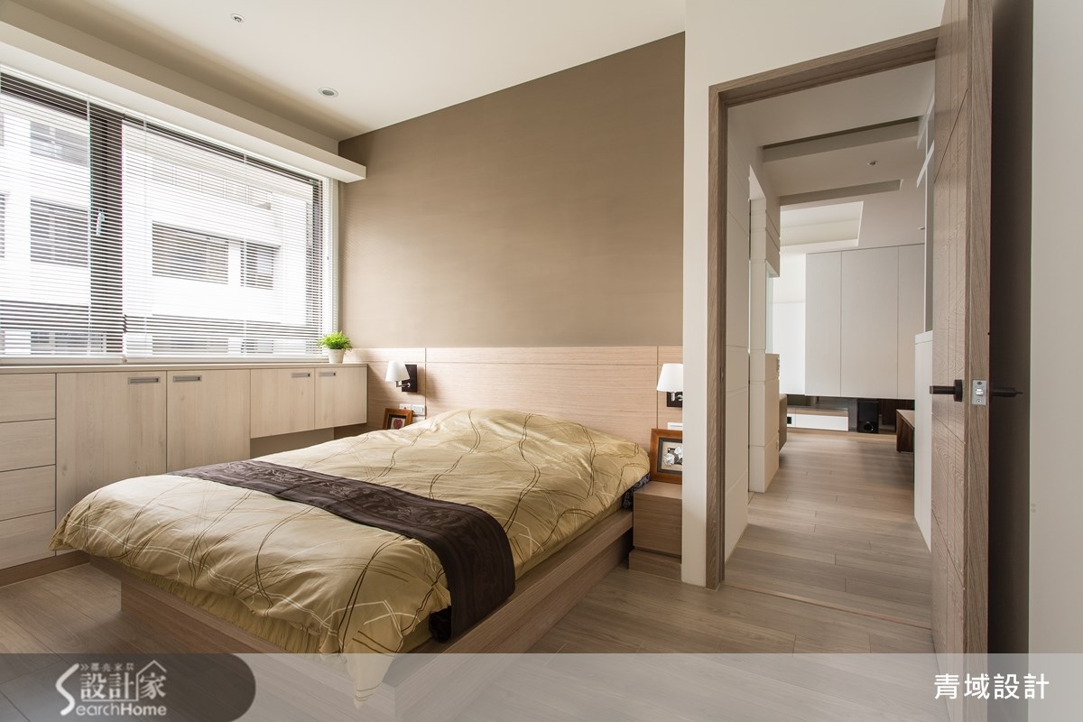 25坪新成屋(5年以下)＿休閒風臥室案例圖片＿青域設計有限公司＿青域_03之17