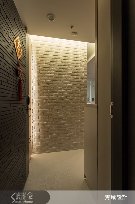25坪新成屋(5年以下)＿休閒風玄關案例圖片＿青域設計有限公司＿青域_03之1