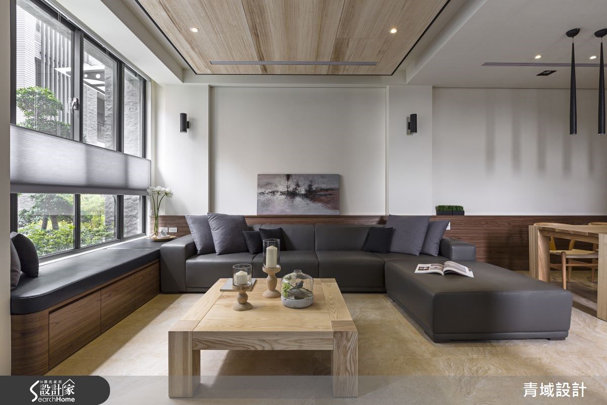 85坪新成屋(5年以下)＿人文禪風客廳案例圖片＿青域設計有限公司＿青域_07之3