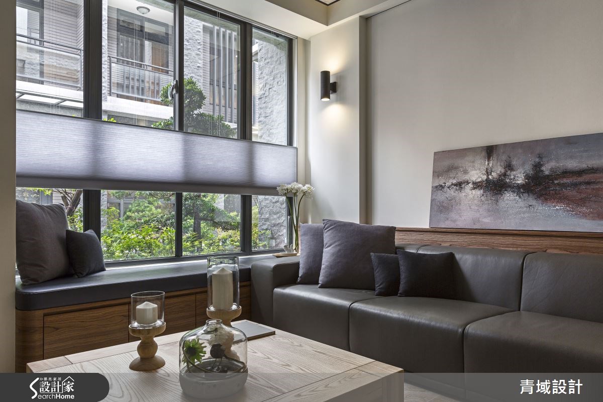 85坪新成屋(5年以下)＿人文禪風客廳案例圖片＿青域設計有限公司＿青域_07之4