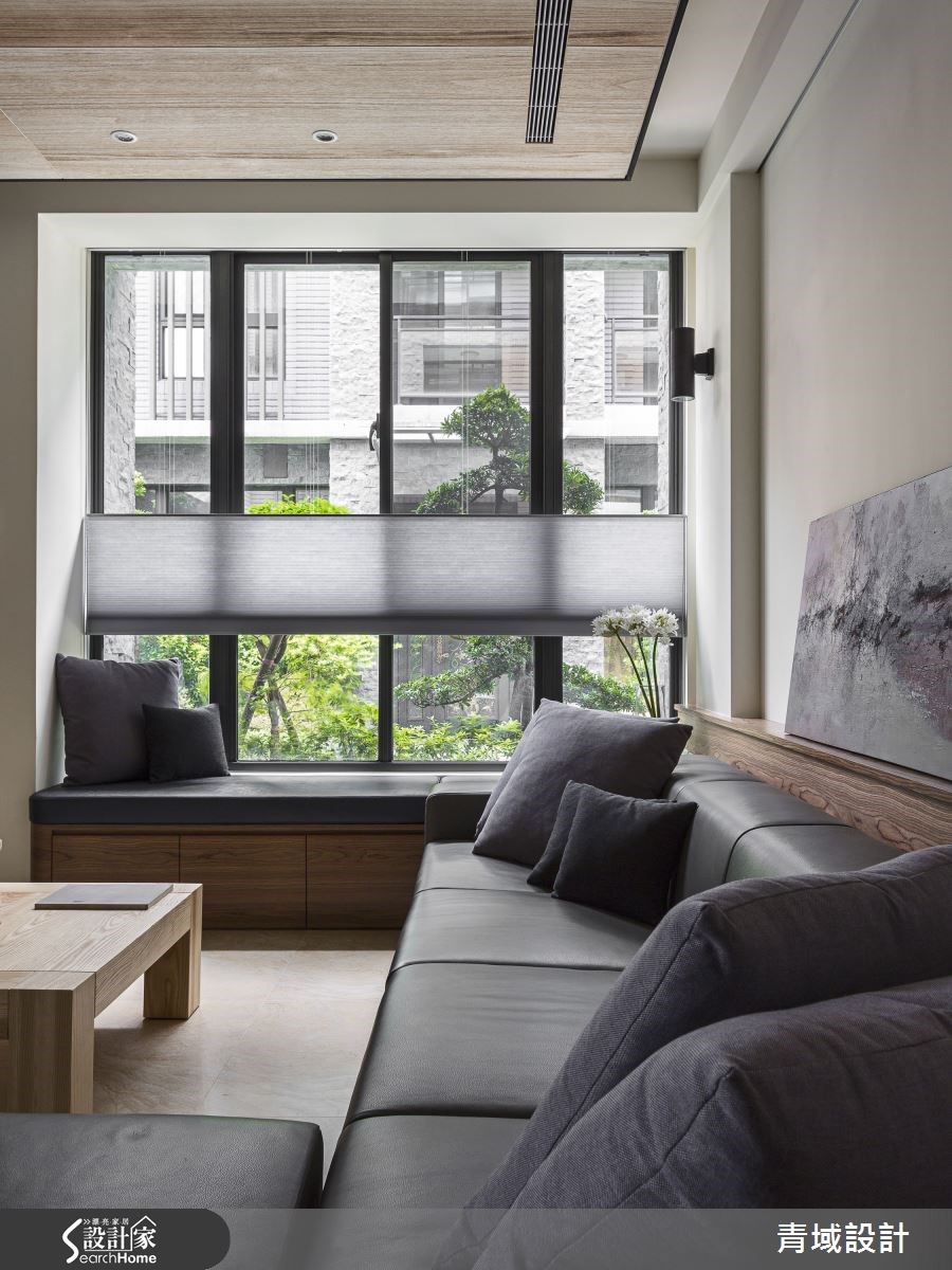 85坪新成屋(5年以下)＿人文禪風客廳案例圖片＿青域設計有限公司＿青域_07之7