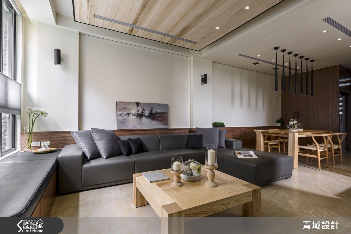 85坪新成屋(5年以下)＿人文禪風客廳案例圖片＿青域設計有限公司＿青域_07之9