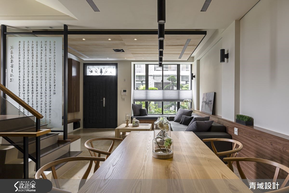 85坪新成屋(5年以下)＿人文禪風餐廳案例圖片＿青域設計有限公司＿青域_07之16