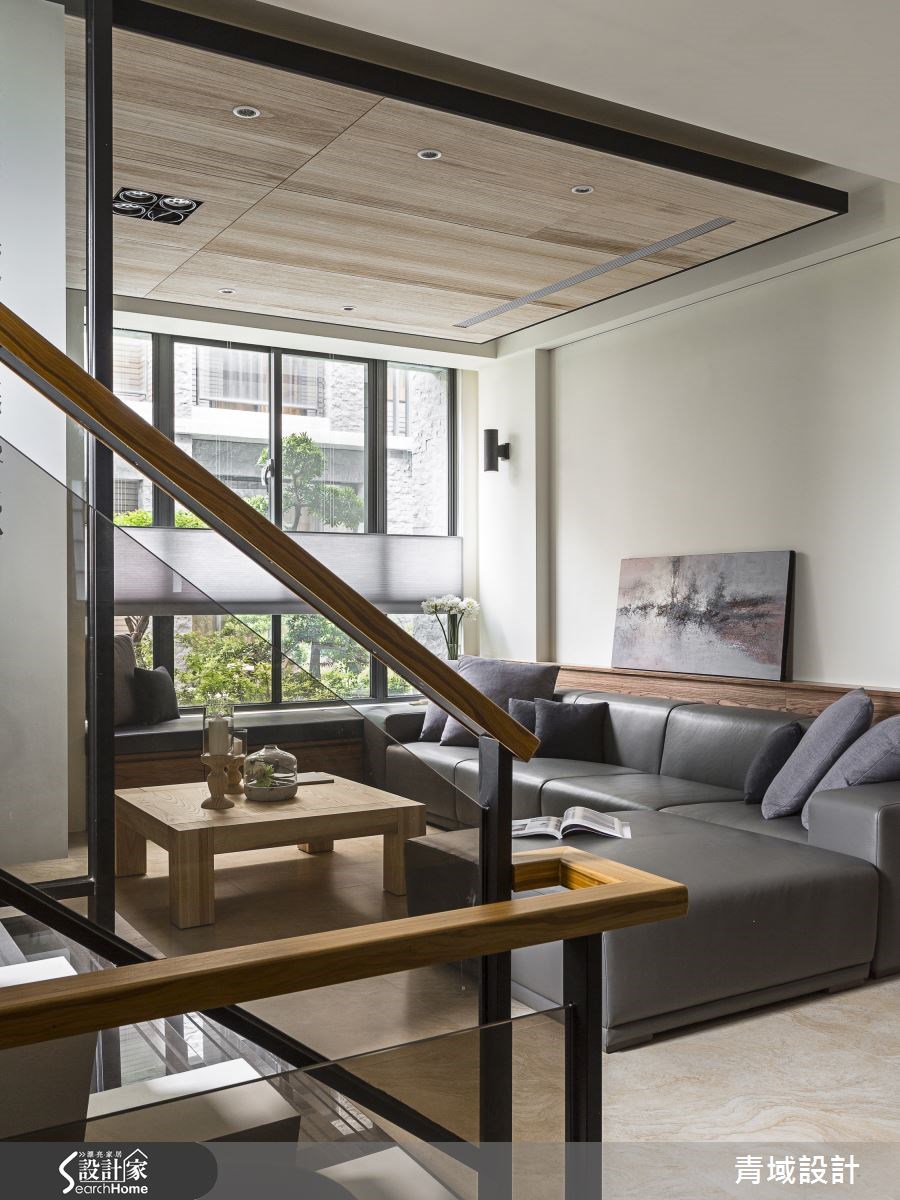 85坪新成屋(5年以下)＿人文禪風客廳案例圖片＿青域設計有限公司＿青域_07之18