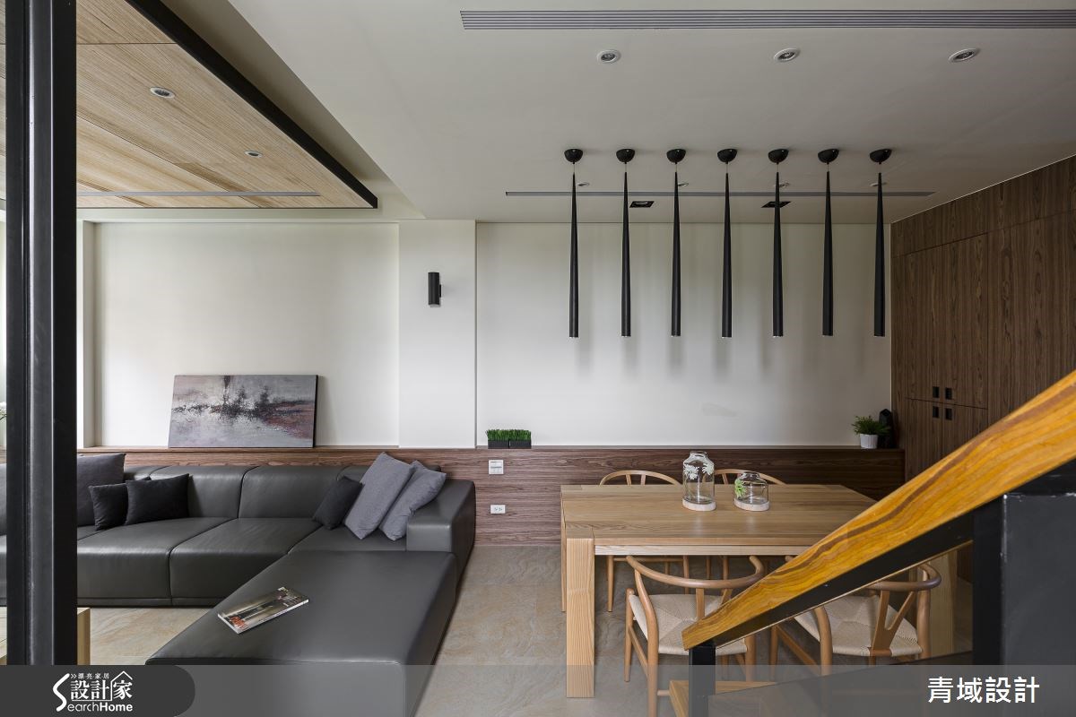 85坪新成屋(5年以下)＿人文禪風客廳餐廳案例圖片＿青域設計有限公司＿青域_07之22