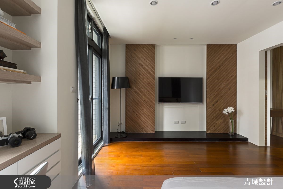 85坪新成屋(5年以下)＿人文禪風臥室案例圖片＿青域設計有限公司＿青域_07之26
