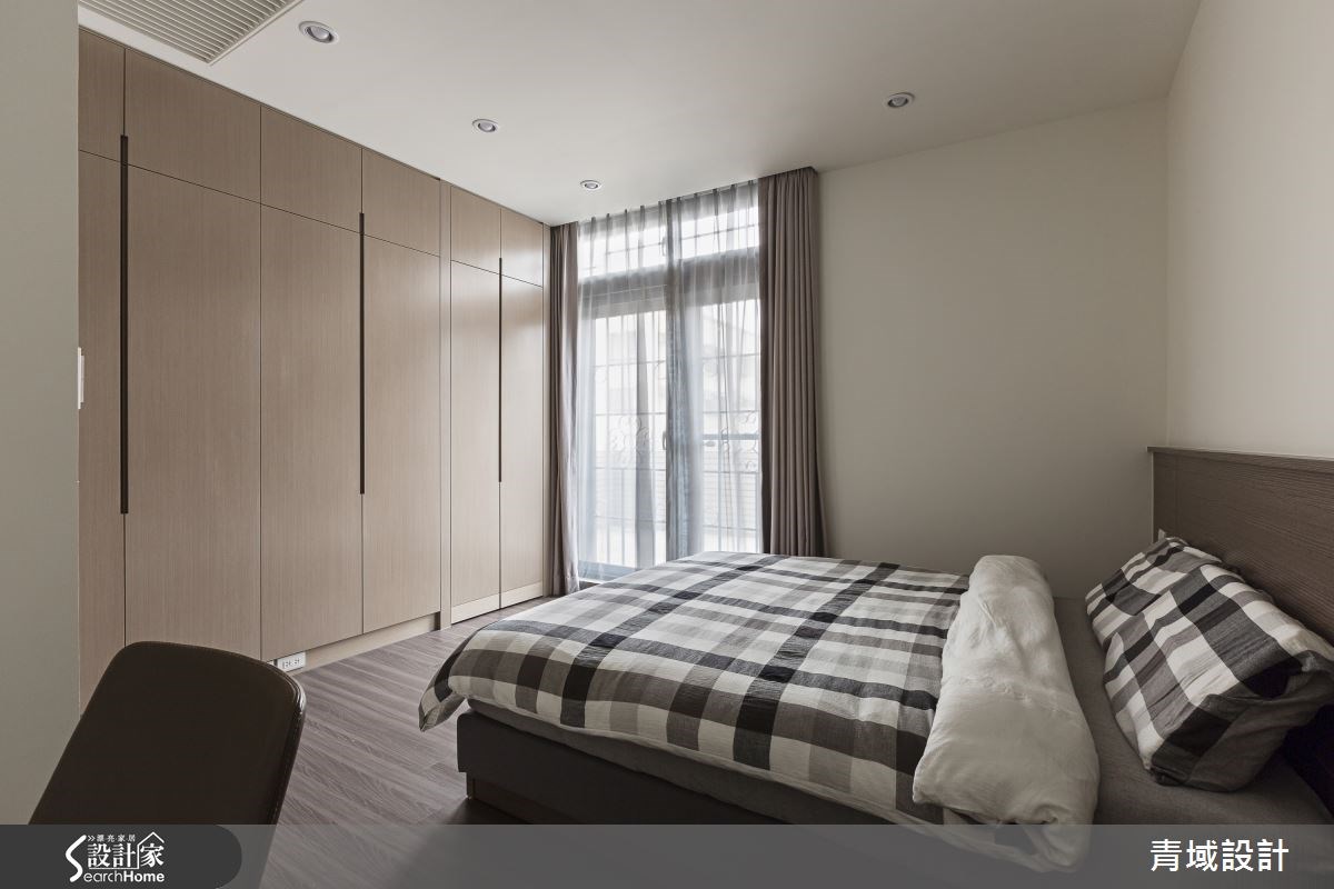 85坪新成屋(5年以下)＿人文禪風臥室案例圖片＿青域設計有限公司＿青域_07之28