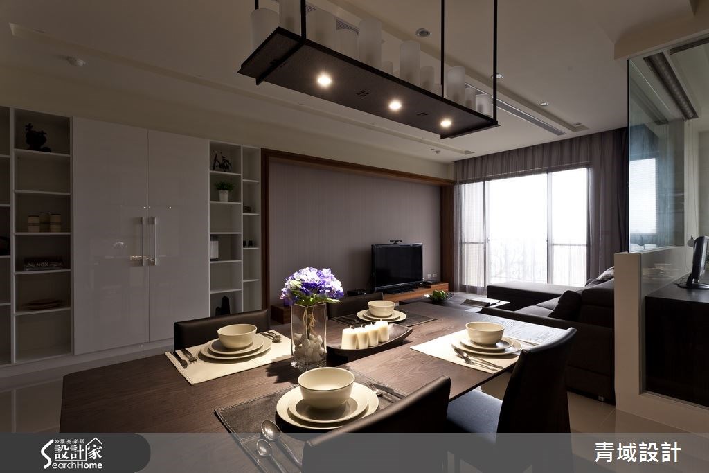 35坪新成屋(5年以下)＿現代風客廳餐廳案例圖片＿青域設計有限公司＿青域_08之8