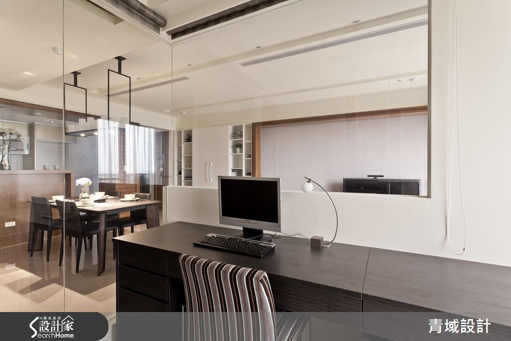 35坪新成屋(5年以下)＿現代風書房案例圖片＿青域設計有限公司＿青域_08之9