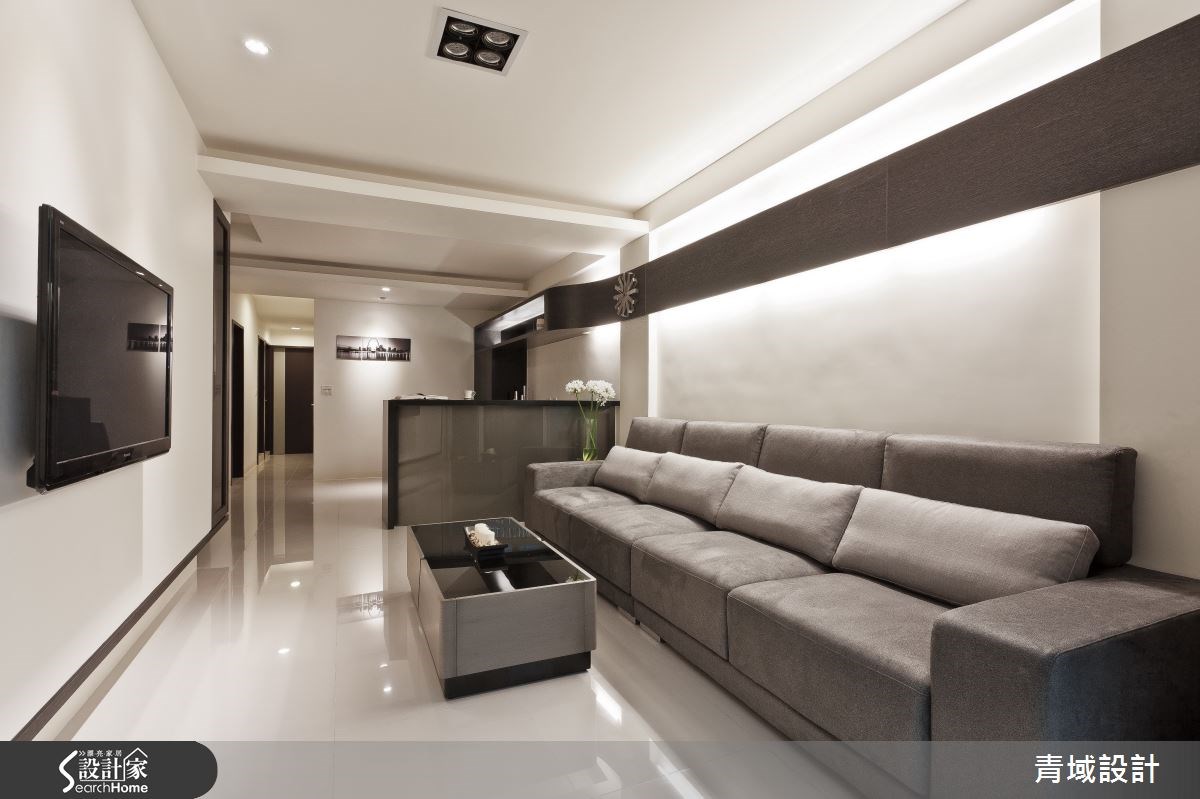 27坪老屋(16~30年)＿簡約風客廳案例圖片＿青域設計有限公司＿青域_09之1