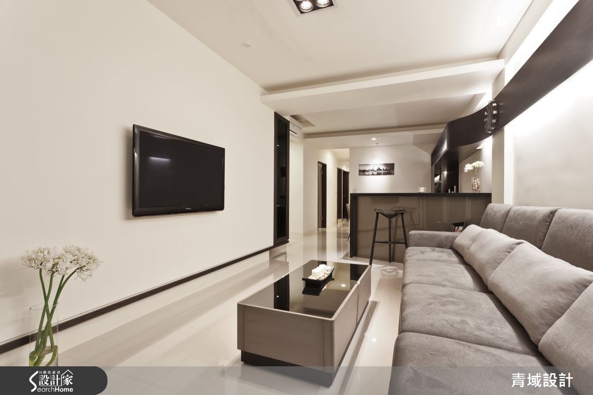27坪老屋(16~30年)＿簡約風客廳案例圖片＿青域設計有限公司＿青域_09之3