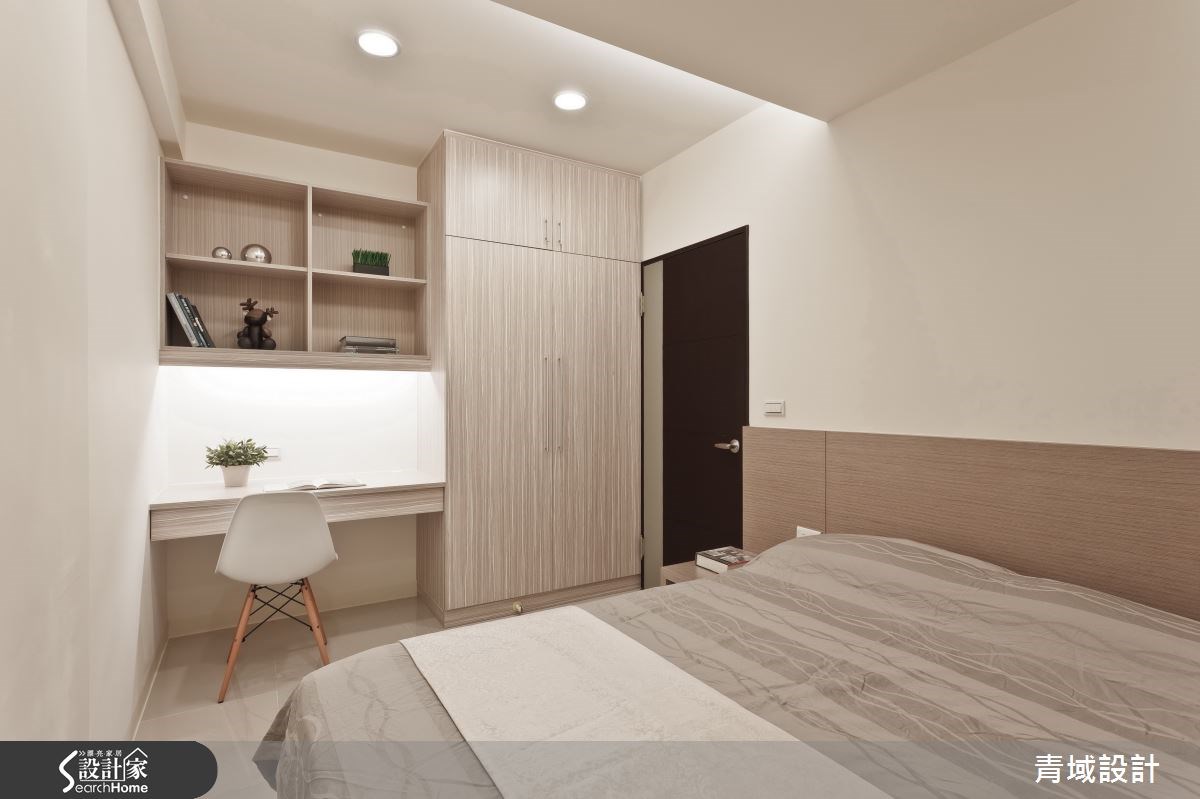 27坪老屋(16~30年)＿簡約風臥室案例圖片＿青域設計有限公司＿青域_09之12