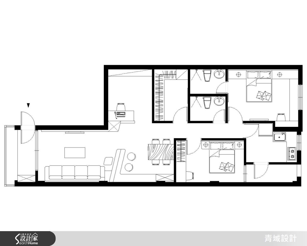 27坪老屋(16~30年)＿簡約風案例圖片＿青域設計有限公司＿青域_09之15