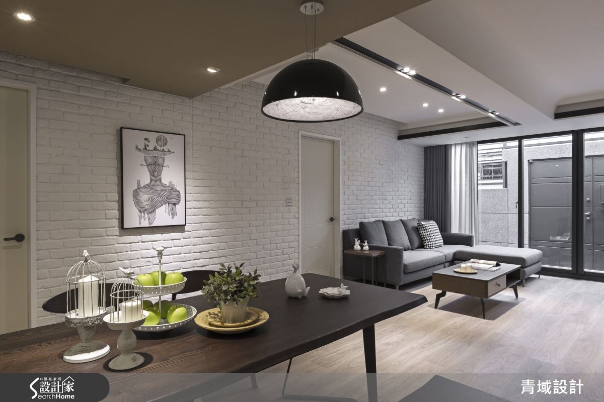 26坪老屋(16~30年)＿北歐風客廳餐廳案例圖片＿青域設計有限公司＿青域_10之8