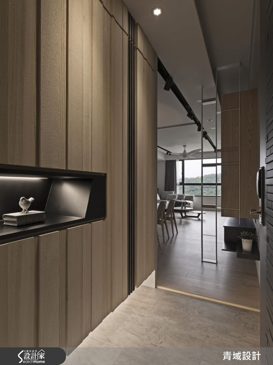 36坪新成屋(5年以下)＿現代風玄關案例圖片＿青域設計有限公司＿青域_11之1