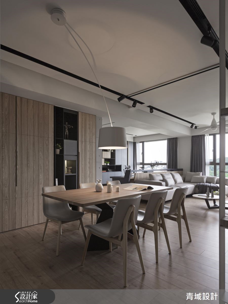 36坪新成屋(5年以下)＿現代風餐廳案例圖片＿青域設計有限公司＿青域_11之5