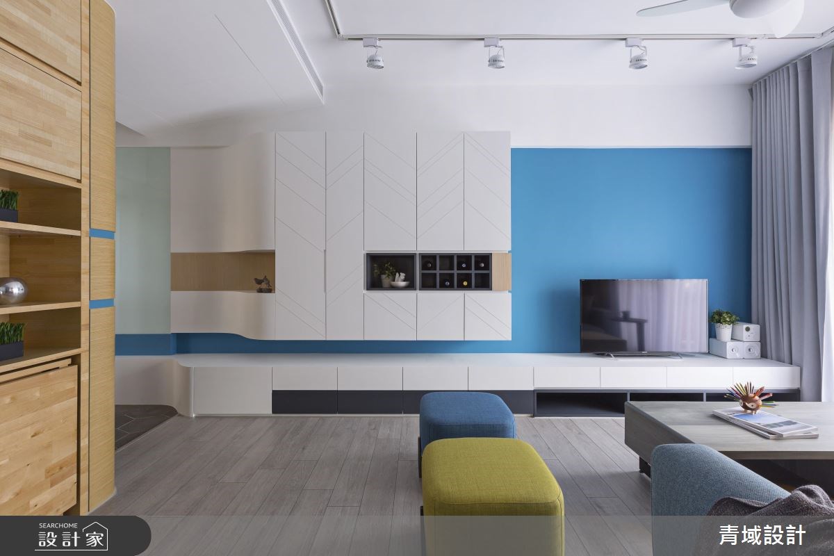 24坪中古屋(5~15年)＿現代風客廳案例圖片＿青域設計有限公司＿青域_12之4