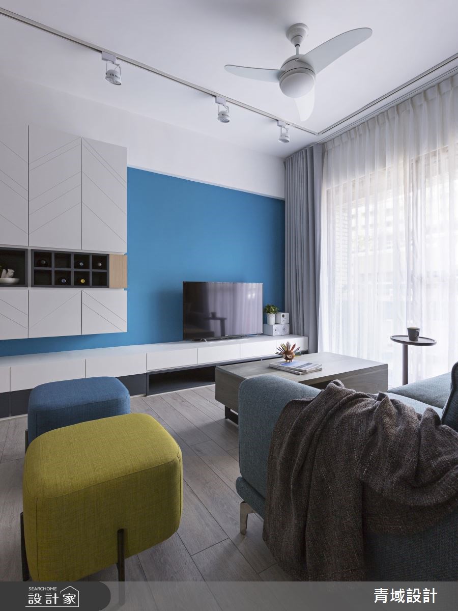 24坪中古屋(5~15年)＿現代風客廳案例圖片＿青域設計有限公司＿青域_12之6